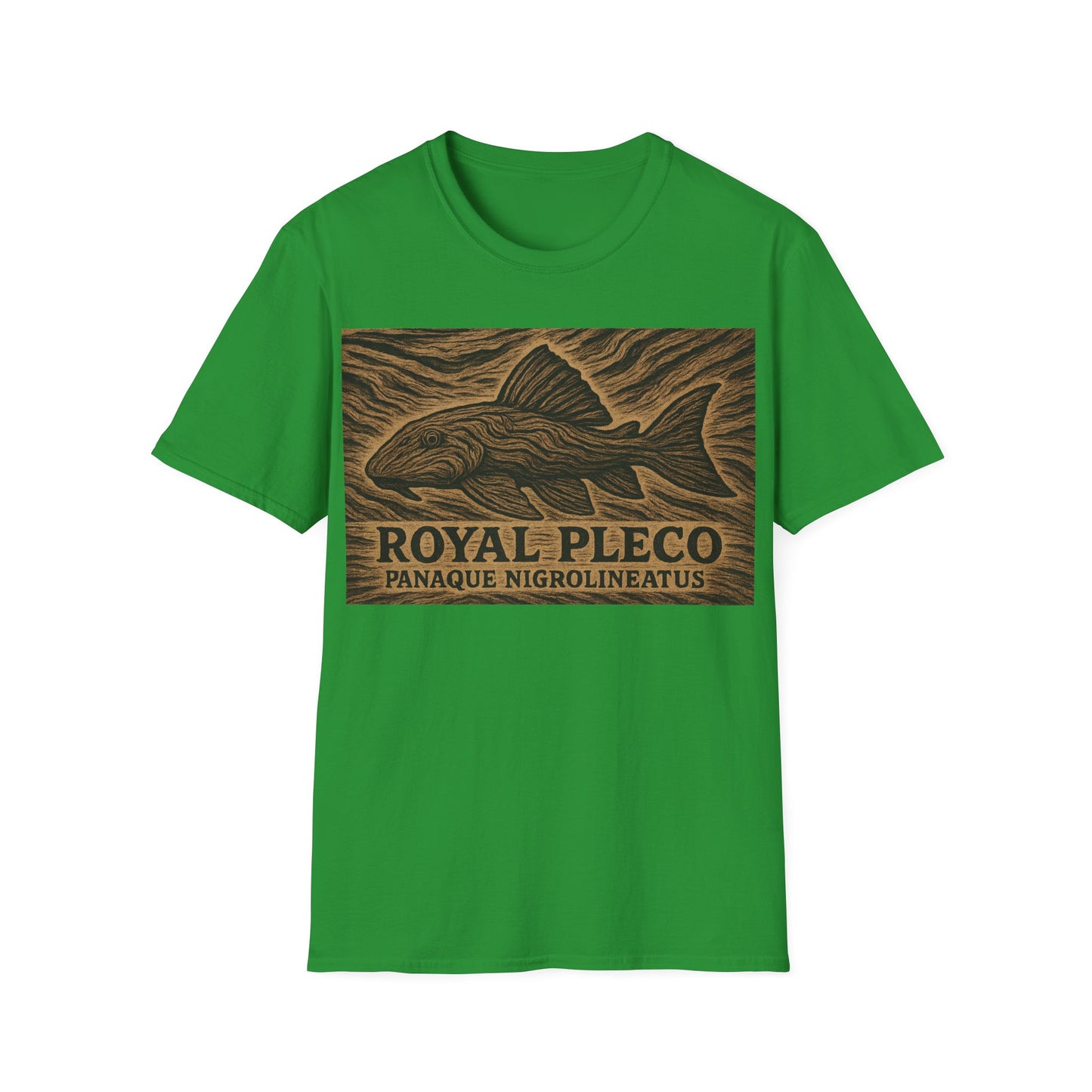 Royal Pleco Tee – Driftwood Spirit Double Exposure Design