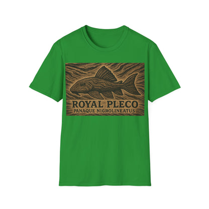 Royal Pleco Tee – Driftwood Spirit Double Exposure Design