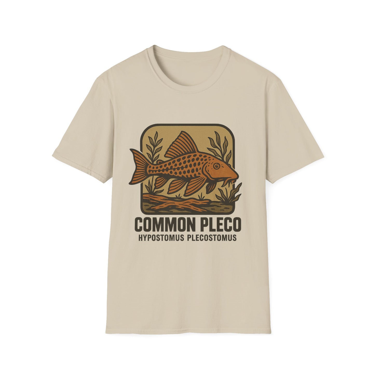Common Pleco Shirt – Nostalgic Retro Aquarium Style