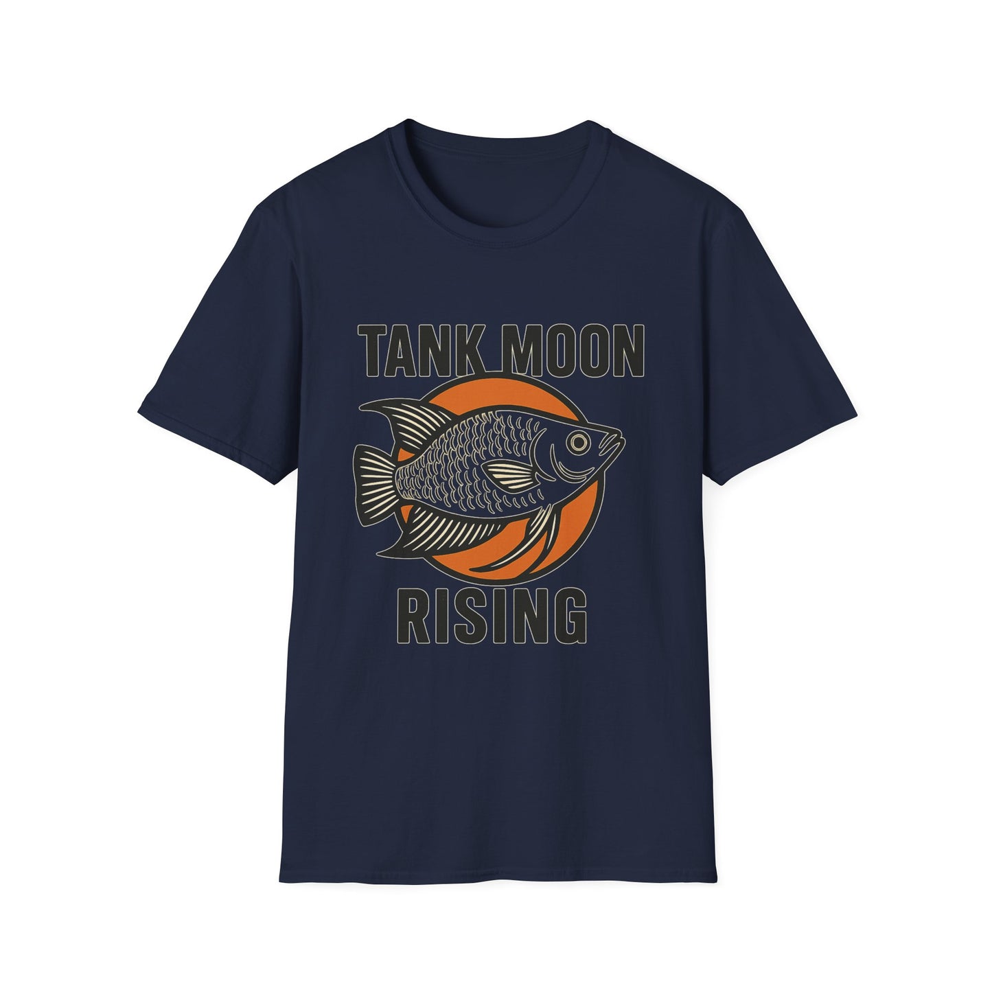 Tank Moon Rising Tee – Retro Moonlight Gourami Emblem