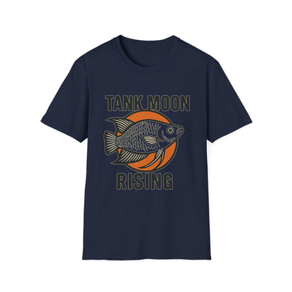 Tank Moon Rising Tee – Retro Moonlight Gourami Emblem