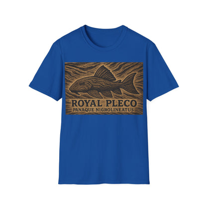 Royal Pleco Tee – Driftwood Spirit Double Exposure Design
