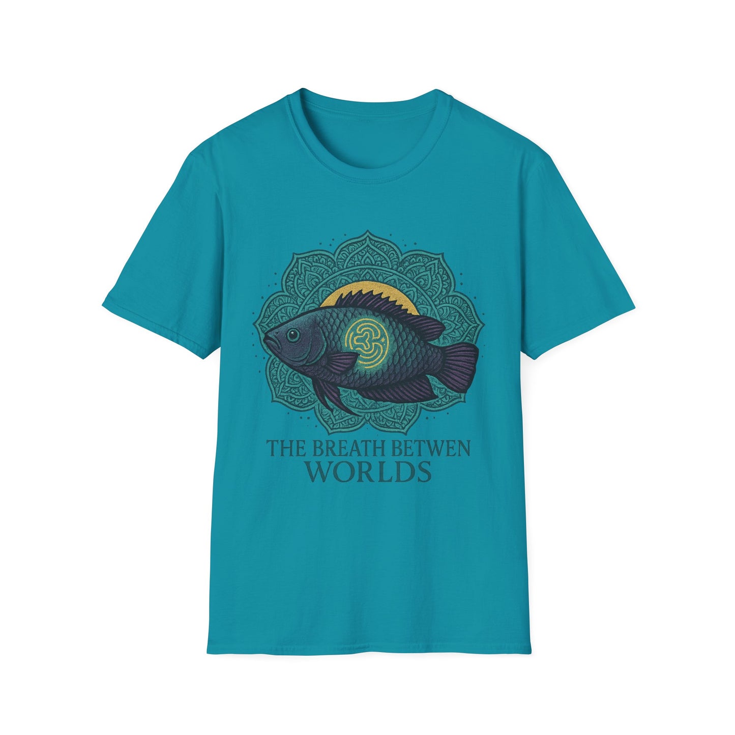 The Breath Between Worlds Tee – Spiritual Climbing Perch Design