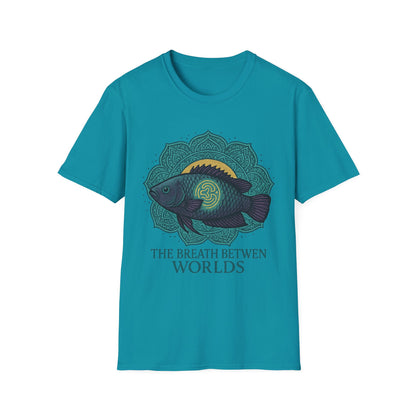 The Breath Between Worlds Tee – Spiritual Climbing Perch Design