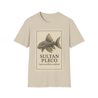 Sultan Pleco Tee – Realistic Etching Catfish Design