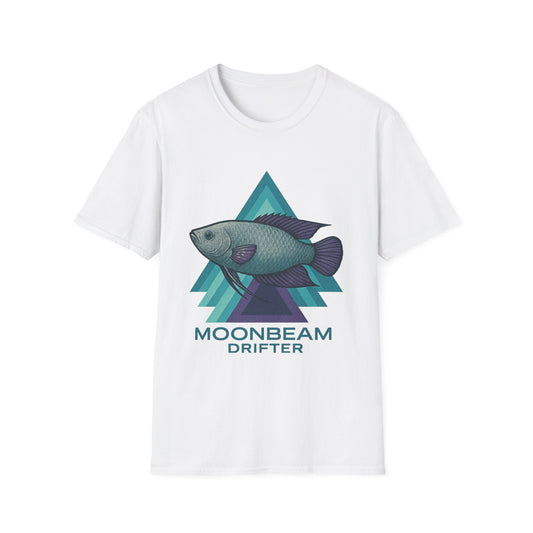 Moonbeam Drifter Tee – Geometric Moonlight Gourami Design