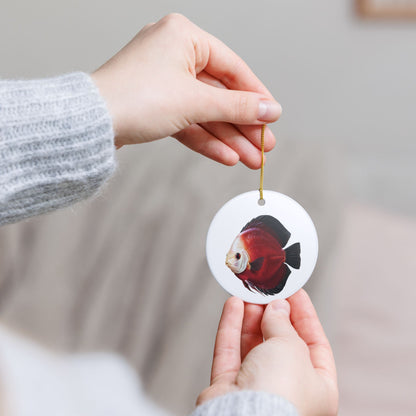 Red Panda Discus Ornament