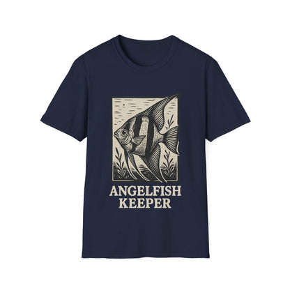 Angelfish Keeper Vintage Linocut Shirt