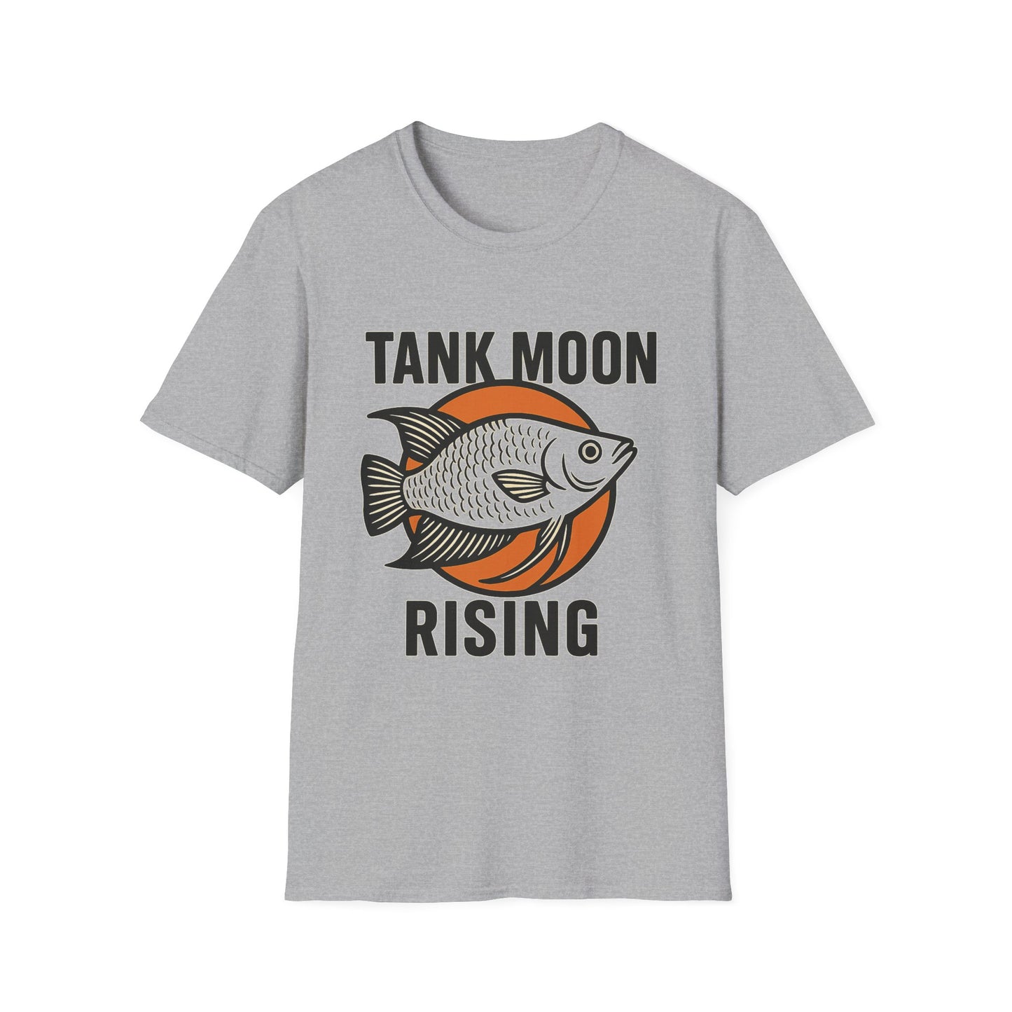 Tank Moon Rising Tee – Retro Moonlight Gourami Emblem