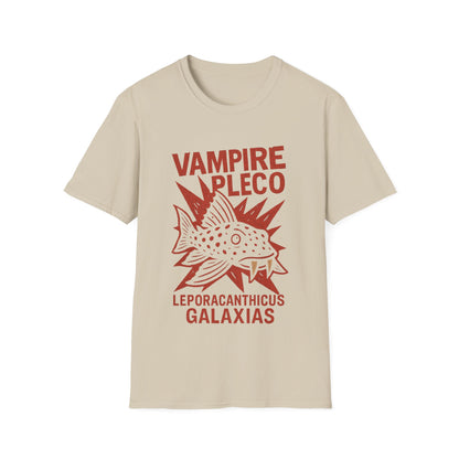 Vampire Pleco Tee – Punk Stencil Catfish Design