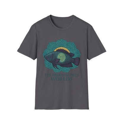The Breath Between Worlds Tee – Spiritual Climbing Perch Design
