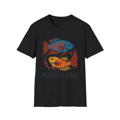 Perfect Pair Tee – Bold Yin-Yang Paradise Fish Design