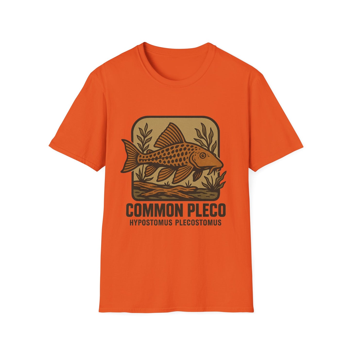 Common Pleco Shirt – Nostalgic Retro Aquarium Style