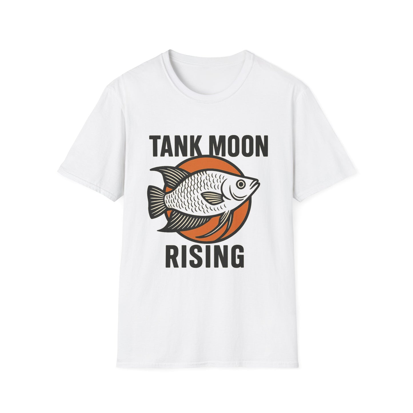 Tank Moon Rising Tee – Retro Moonlight Gourami Emblem