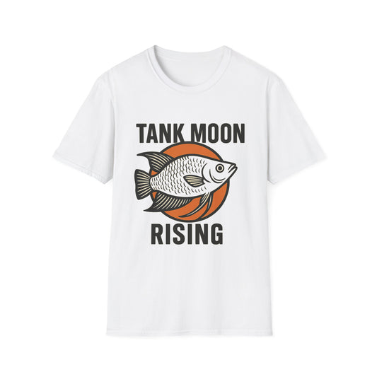 Tank Moon Rising Tee – Retro Moonlight Gourami Emblem