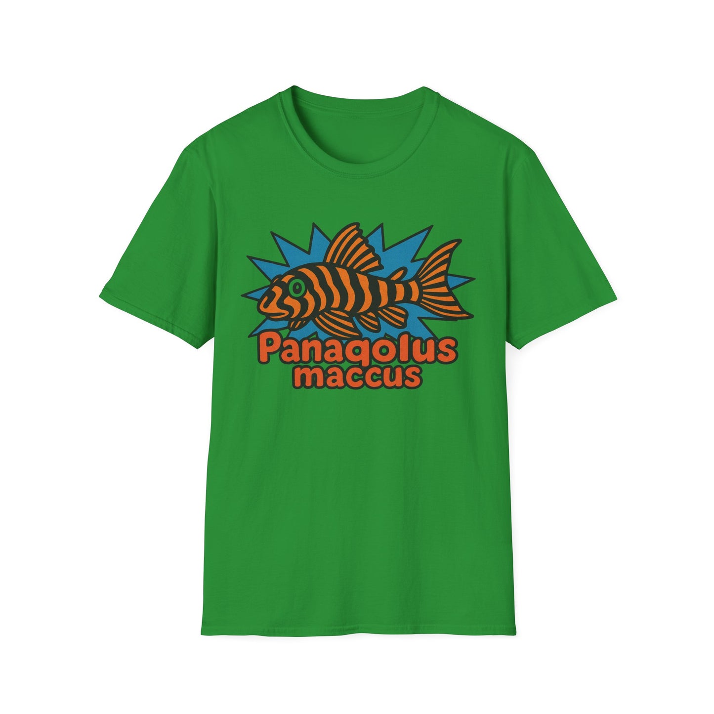 Retro Aquarium Tee – Clown Pleco Bubble Letter Print