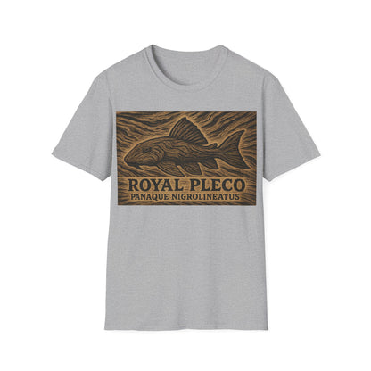 Royal Pleco Tee – Driftwood Spirit Double Exposure Design