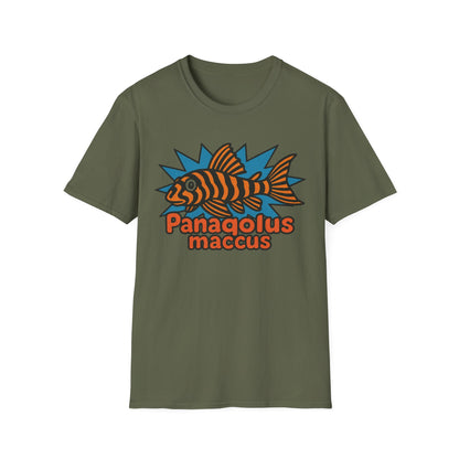 Retro Aquarium Tee – Clown Pleco Bubble Letter Print