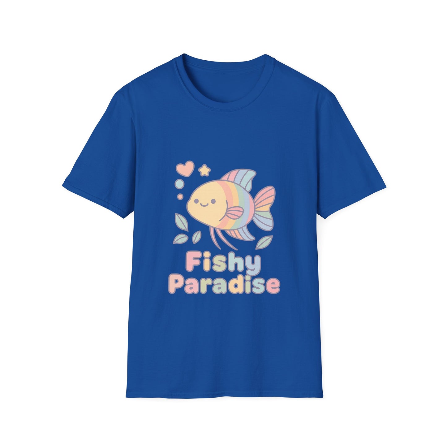 Fishy Paradise Tee – Kawaii Rainbow Paradise Fish Design