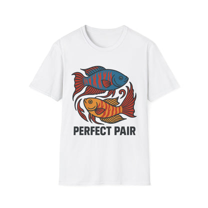 Perfect Pair Tee – Bold Yin-Yang Paradise Fish Design