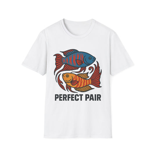 Perfect Pair Tee – Bold Yin-Yang Paradise Fish Design
