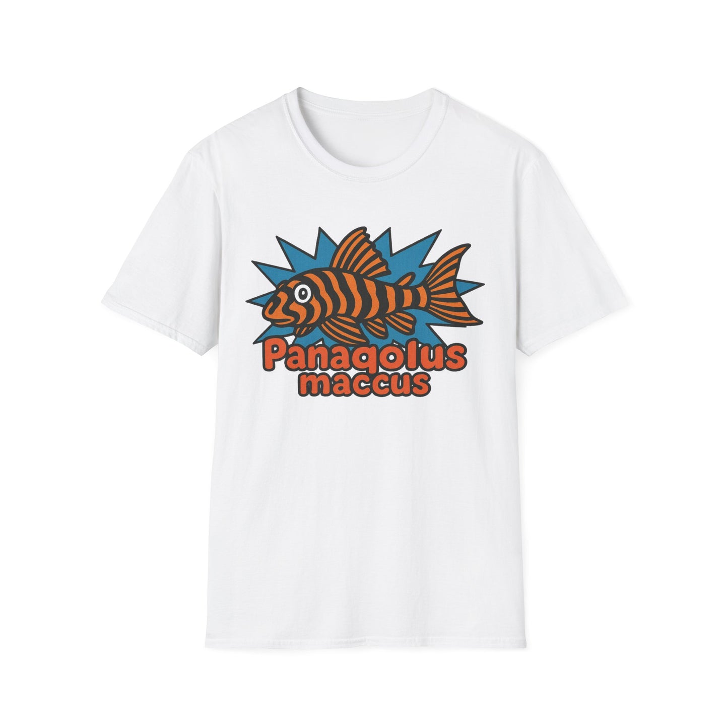 Retro Aquarium Tee – Clown Pleco Bubble Letter Print