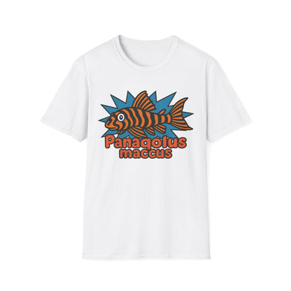 Retro Aquarium Tee – Clown Pleco Bubble Letter Print