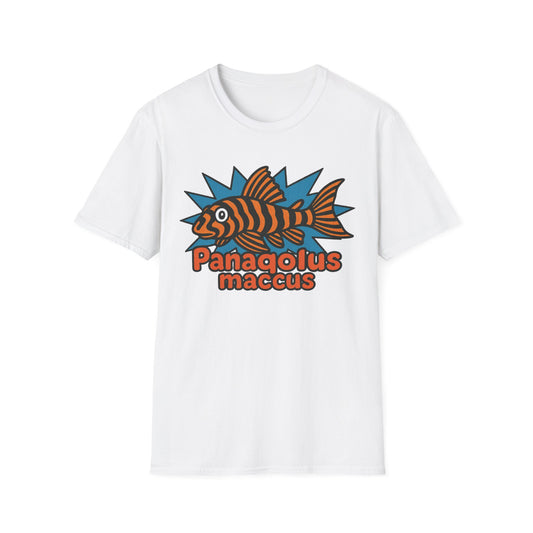 Retro Aquarium Tee – Clown Pleco Bubble Letter Print