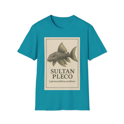 Sultan Pleco Tee – Realistic Etching Catfish Design