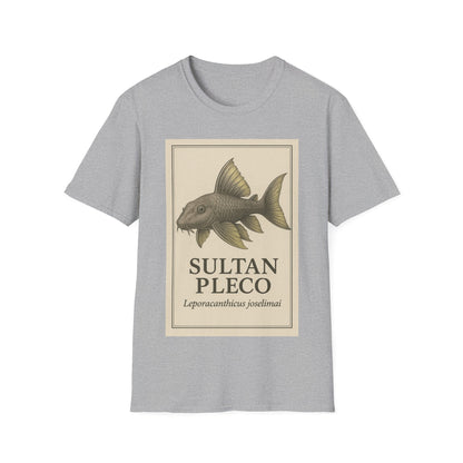 Sultan Pleco Tee – Realistic Etching Catfish Design