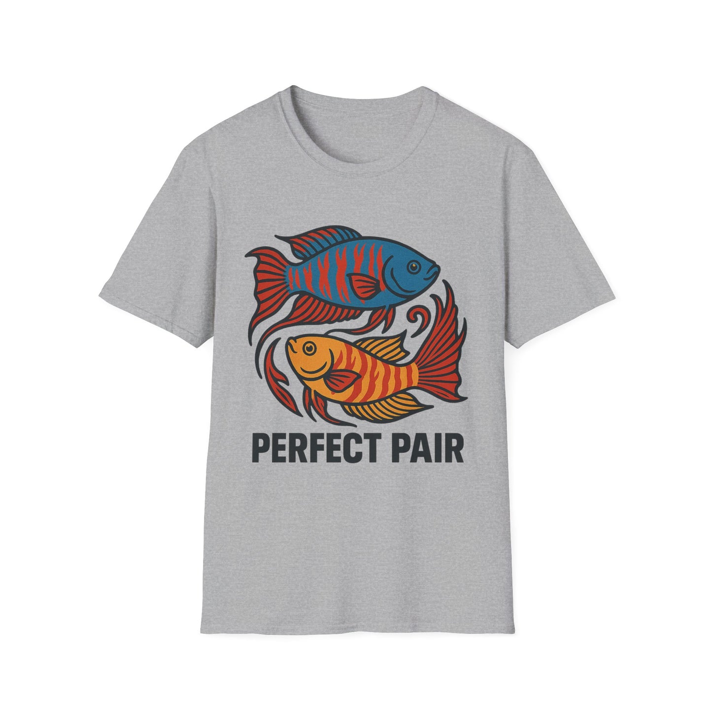 Perfect Pair Tee – Bold Yin-Yang Paradise Fish Design