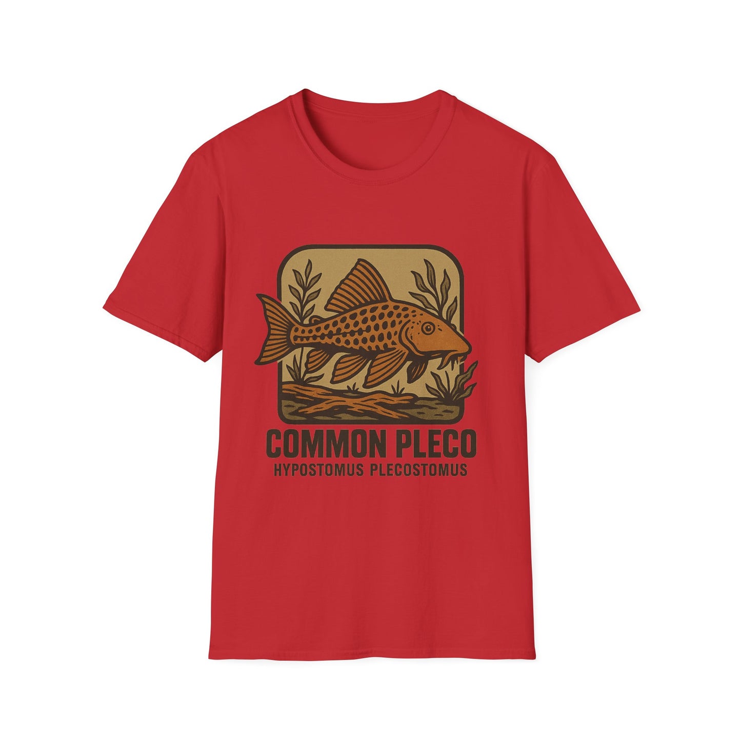 Common Pleco Shirt – Nostalgic Retro Aquarium Style