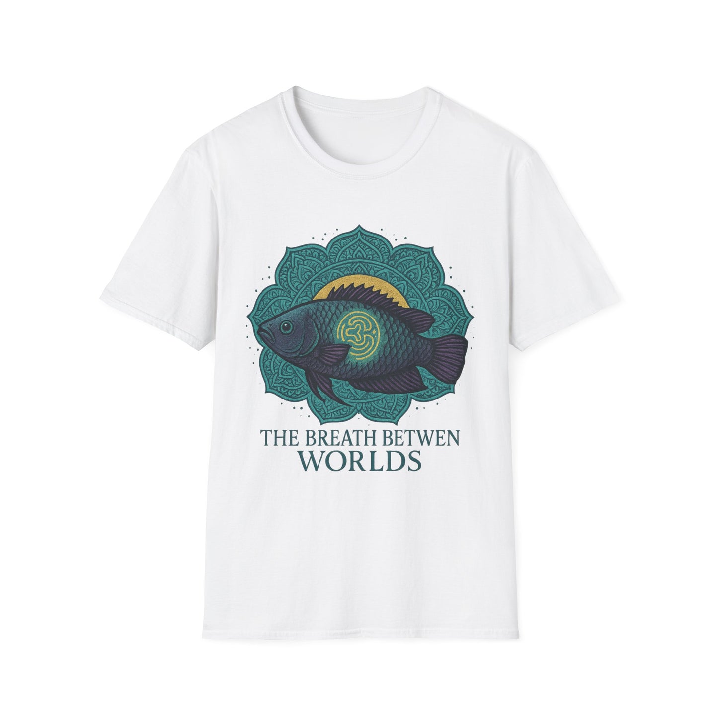 The Breath Between Worlds Tee – Spiritual Climbing Perch Design