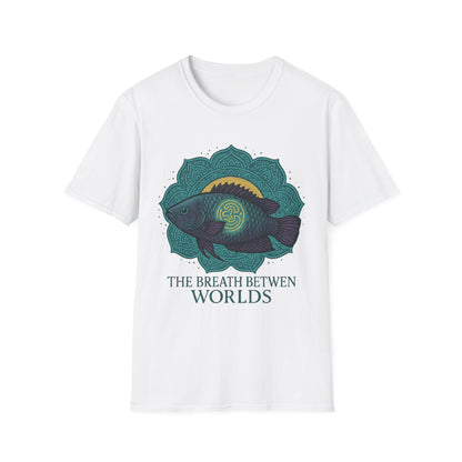 The Breath Between Worlds Tee – Spiritual Climbing Perch Design