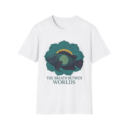 The Breath Between Worlds Tee – Spiritual Climbing Perch Design