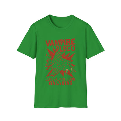Vampire Pleco Tee – Punk Stencil Catfish Design