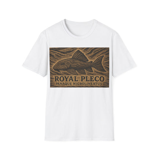 Royal Pleco Tee – Driftwood Spirit Double Exposure Design