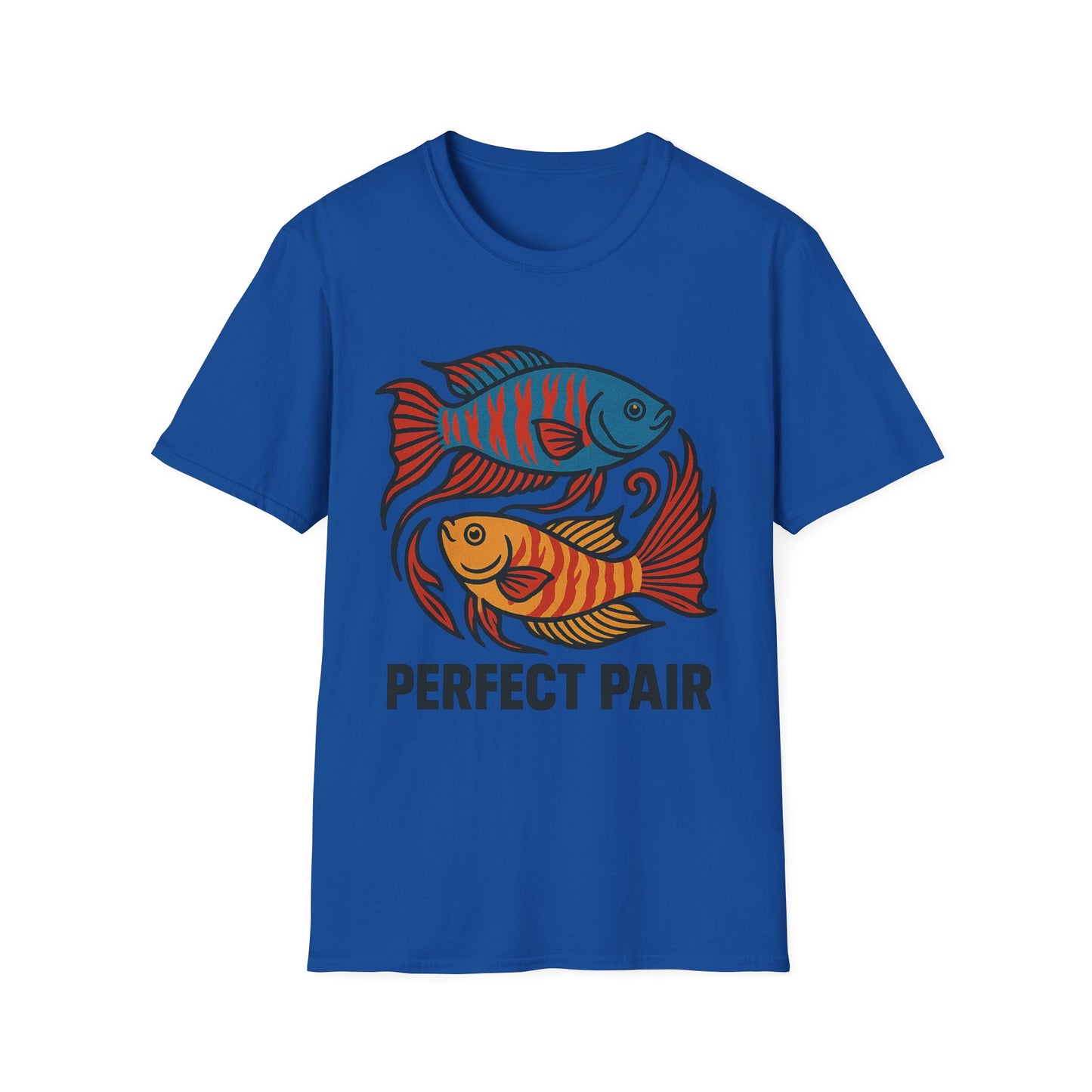 Perfect Pair Tee – Bold Yin-Yang Paradise Fish Design