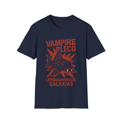 Vampire Pleco Tee – Punk Stencil Catfish Design