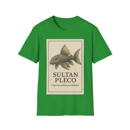 Sultan Pleco Tee – Realistic Etching Catfish Design