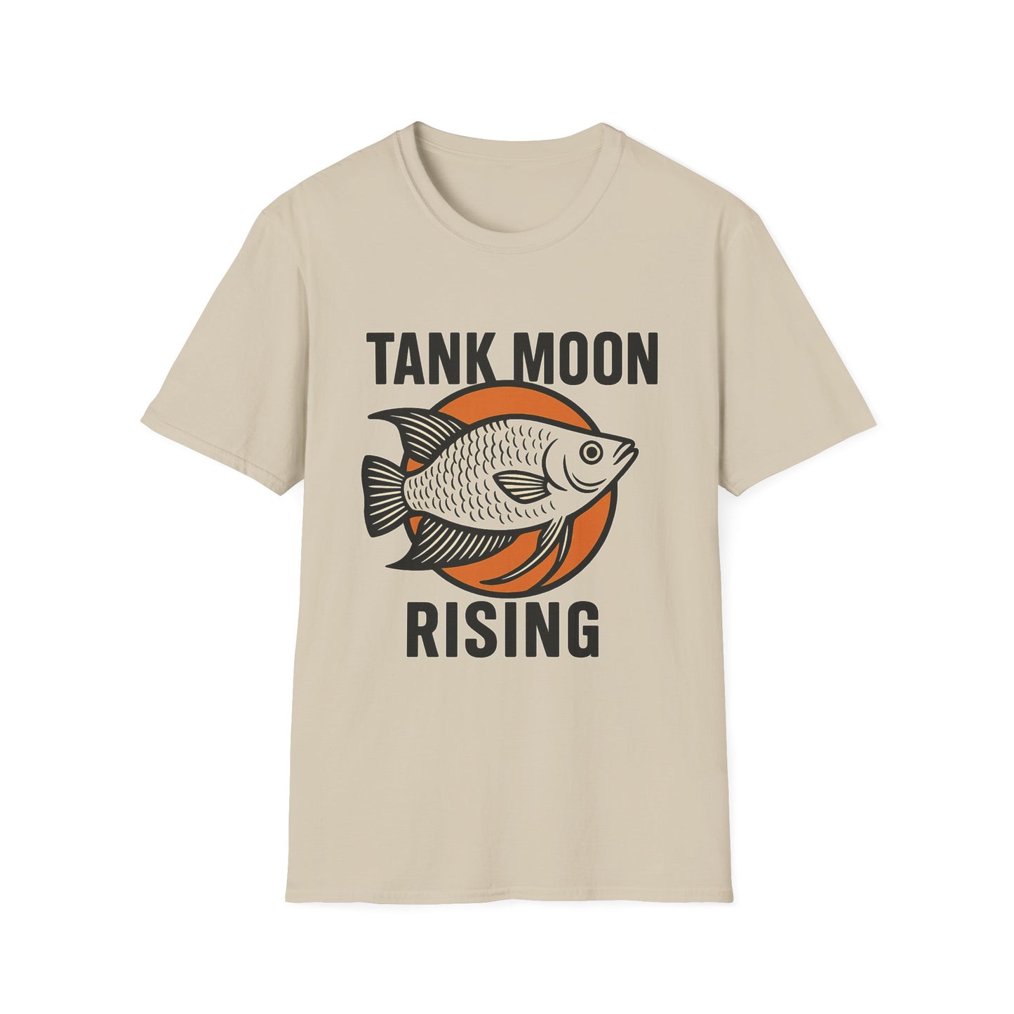 Tank Moon Rising Tee – Retro Moonlight Gourami Emblem