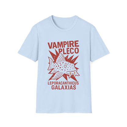 Vampire Pleco Tee – Punk Stencil Catfish Design