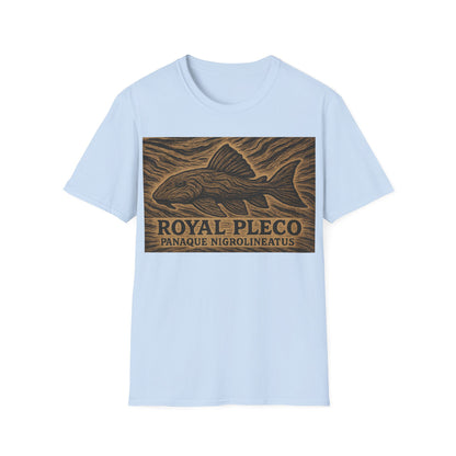 Royal Pleco Tee – Driftwood Spirit Double Exposure Design
