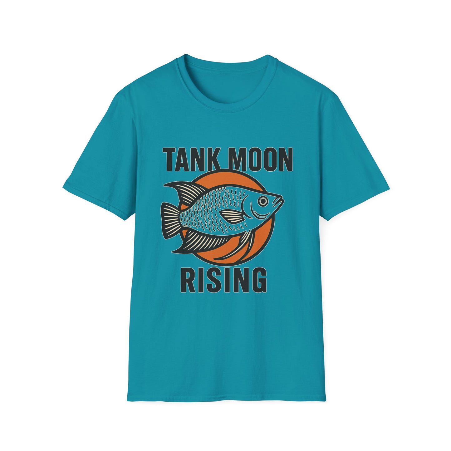Tank Moon Rising Tee – Retro Moonlight Gourami Emblem