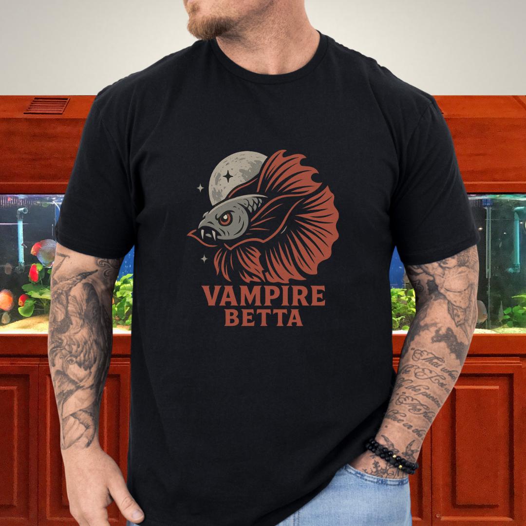 Vampire Betta-T-Shirt-Fish &amp; Friends Tees