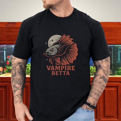 Vampire Betta-T-Shirt-Fish &amp; Friends Tees
