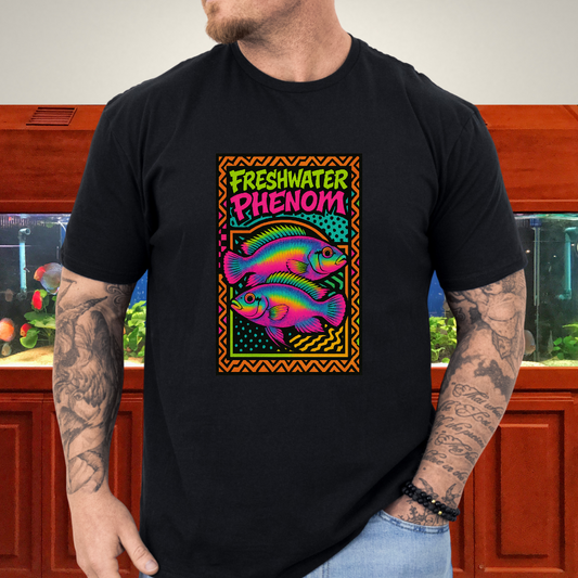 Freshwater Phenom Tee – Neon 90s Kribensis Design