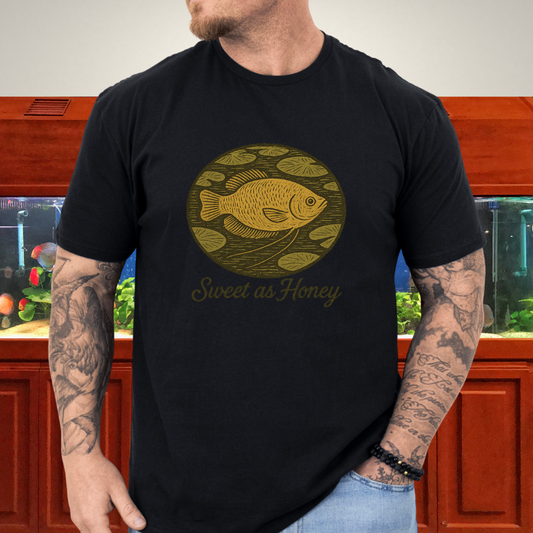 Sweet as Honey Tee – Hand-Sketched Honey Gourami Design