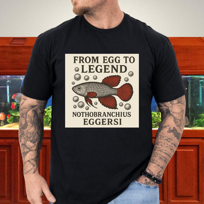 From Egg to Legend Tee – Eggersi Killifish Lithograph Design