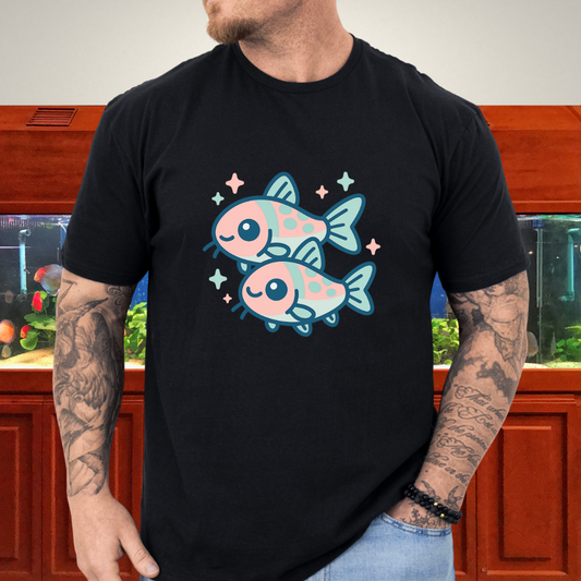 Adorable Nano Fish Shirt – Pygmy Corydoras Pastel Style
